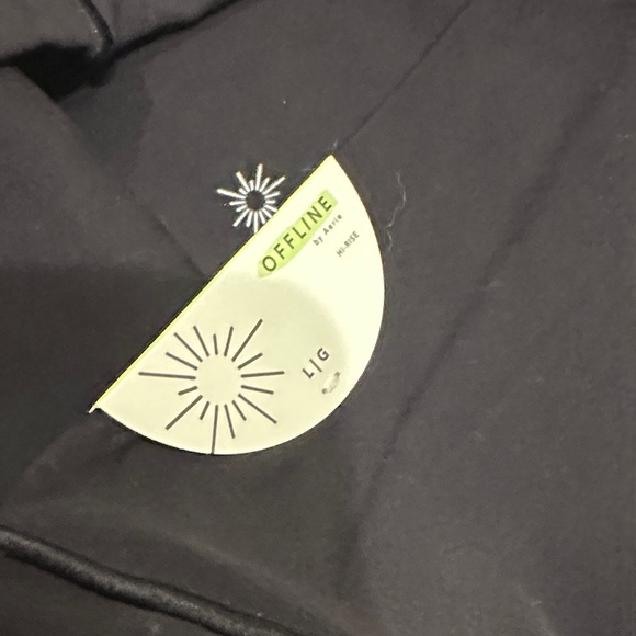 Offline by Aerie OG Black High Rise Flare Leggings - Picture 3 of 6